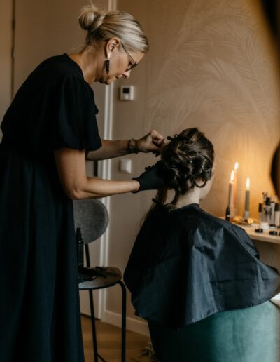 Foto hairstyling bruid Nuenen
